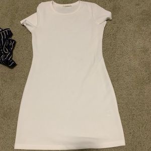 White mini dress